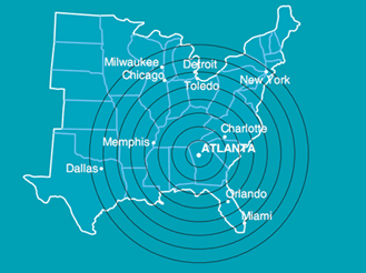 US Operations Map